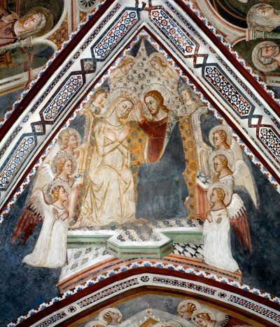 Couronnement de la Vierge Fresque de la chapelle de la Vierge réalisée par l
