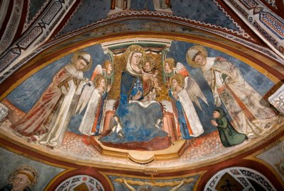 Vierge et Enfant Fresque de l