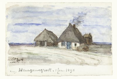 Vœux du Nouvel An avec ferme - Sientje Mesdag van Houten