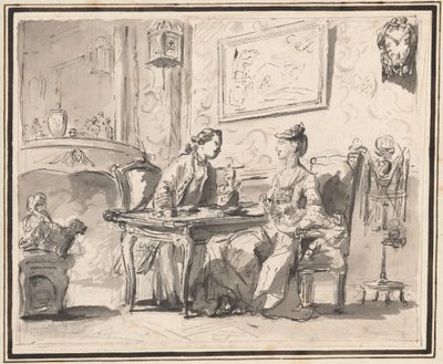 Scène de Conversation - Sigmund Freudenberger