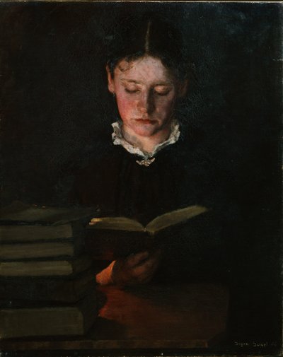 Femme lisant - Signe Scheel
