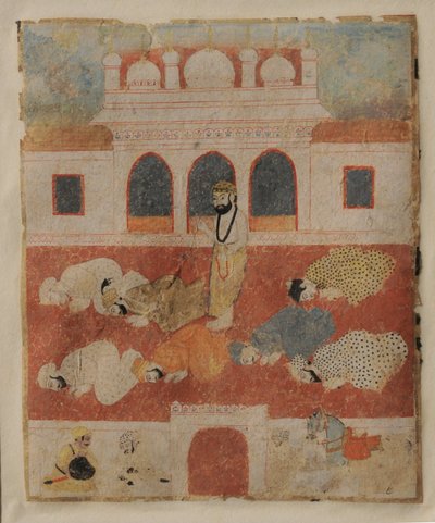 Guru Nanak Dev ji au milieu des dévots - Sikh School