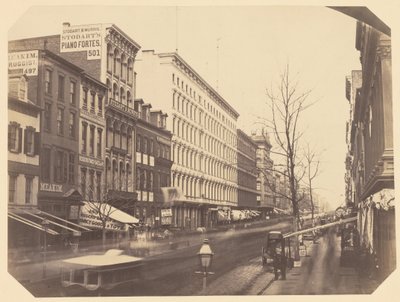 Broadway regardant vers le nord entre Grand et Broome Streets - Silas A. Holmes