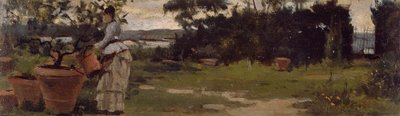 Jardin à Bellariva, vers 1884 - Silvestro Lega