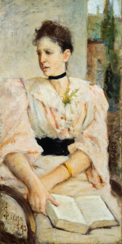 Portrait de Paola Bandini - Silvestro Lega