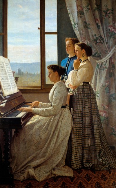 La raquette toscane - Silvestro Lega