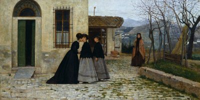 La Visite - Silvestro Lega