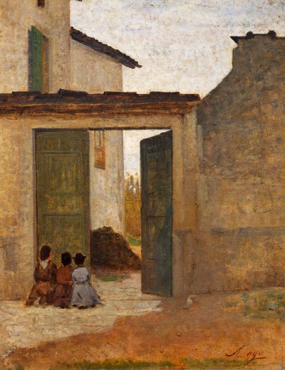 Viatique, vers 1864 - Silvestro Lega