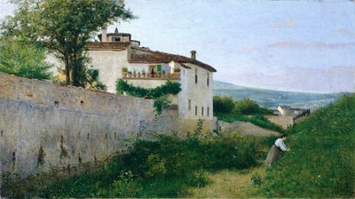 Vue de Piagentina - Silvestro Lega