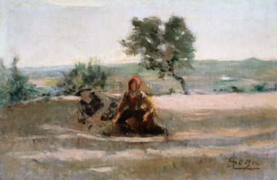 Jeunes paysans - Silvestro Lega