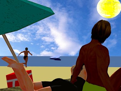 Évasion au soleil : Idylle de plage numérique - Silvia Martini