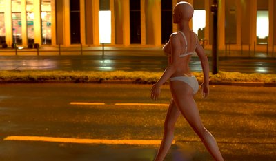 Schéma urbain : Réflexion nocturne - Silvia Martini