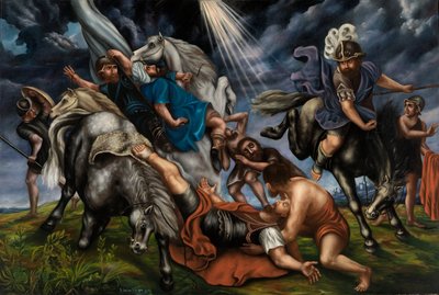 La conversion de Saul, 1857 - Simeon Griswold
