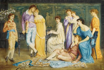 Un prélude de Bach, 1868 - Simeon Solomon