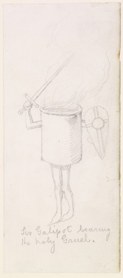 Sir Galipot portant le saint Gruel, c.1855-59 - Simeon Solomon