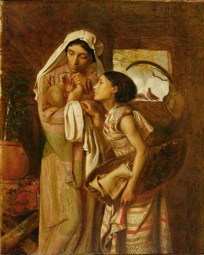 La mère de Moïse, vers 1860 - Simeon Solomon
