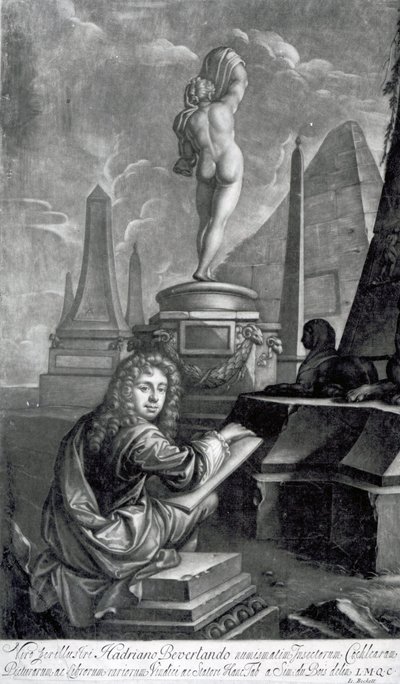 Adrian Beverland, gravé par Isaac Beckett - Simon (after) Du Bois