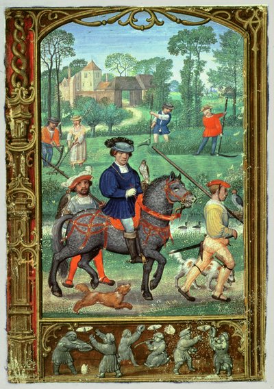 Juillet : Fauconnerie, fenaison et chasse aux papillons, d