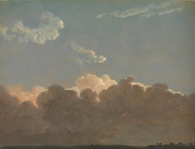 Étude de nuages Tempête lointaine, vers 1786-1806 - Simon Alexandre Clément Denis
