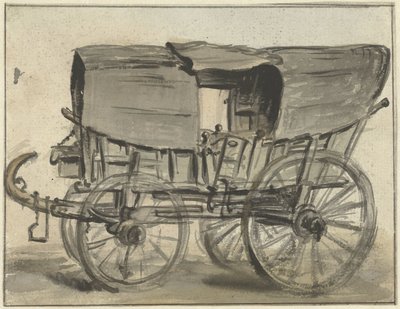 Chariot bâché - Simon Andreas Krausz