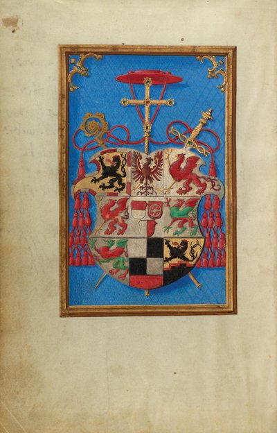Wappen des Kardinals Albrecht von Brandenburg - Simon Bening
