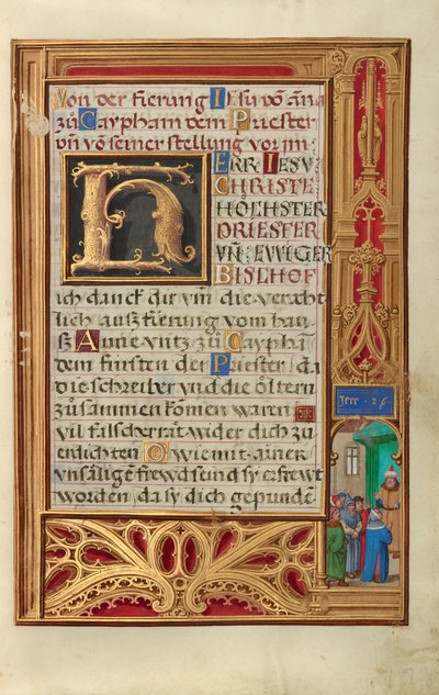 Rand mit Jeremia vor Johoiakim - Simon Bening