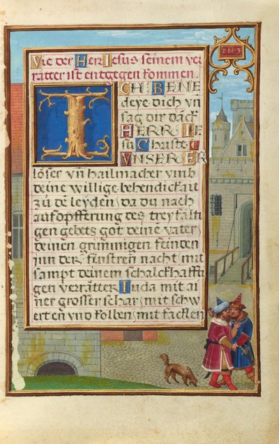 Rand mit Joab, der Abner ersticht - Simon Bening