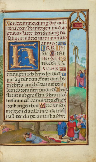 Frontière avec Moïse et le serpent d