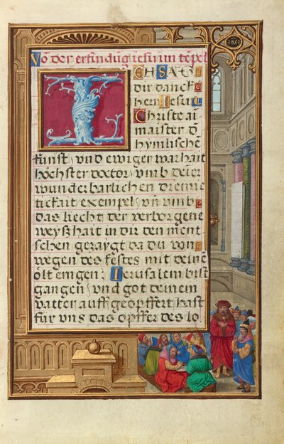Samuel stellt Saul als König vor - Simon Bening