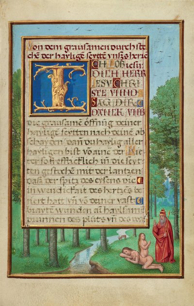 Rand mit der Erschaffung Evas - Simon Bening