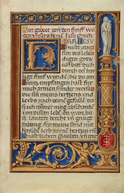 Geschmückte Textseite - Simon Bening