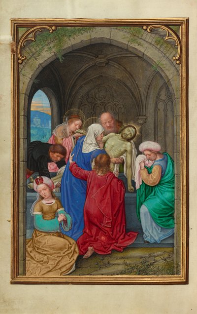 La mise au tombeau - Simon Bening