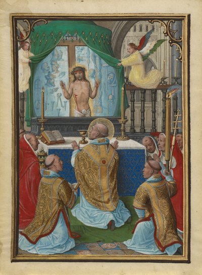 Die Messe des Heiligen Gregor - Simon Bening