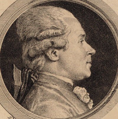 Portrait du joueur de cor et compositeur Giovanni Punto - Simon Charles Miger