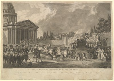 Translation de Voltaire au Panthéon Français - Simon Charles Miger