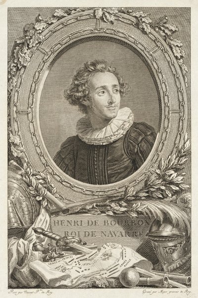 Henri de Bourbon, Roi de Navarre - Simon Charles Miger after François André Vincent