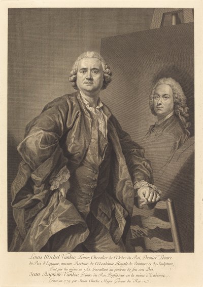Louis Michel Vanloo - Simon Charles Miger after Louis Michel Van Loo