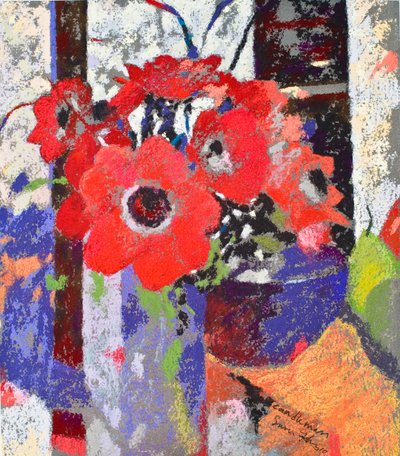 Chandelle, 2010 (pastel sur papier) - Simon Fletcher