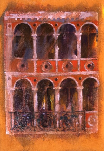 Façade (huile sur toile) - Simon Fletcher