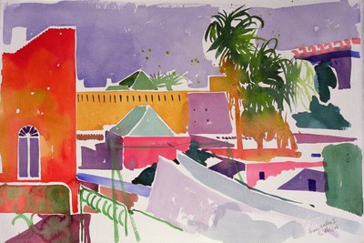 De Gallia 1 (aquarelle sur papier) - Simon Fletcher