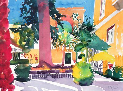 Georgio Michaelis, Corfou, 2005 (aquarelle) - Simon Fletcher