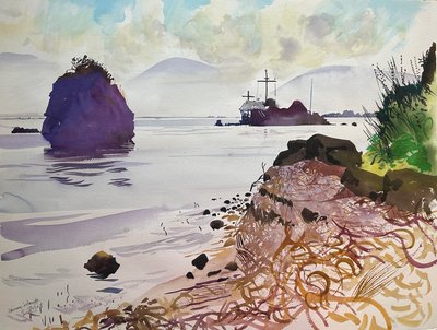 Îles Ioniennes, 2008 (aquarelle) - Simon Fletcher