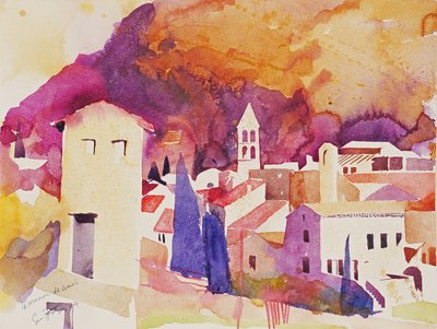 La Maison de Garel, 2004 (watercolour on paper) - Simon Fletcher