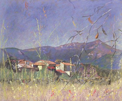 Paysage (pastel sur papier) - Simon Fletcher