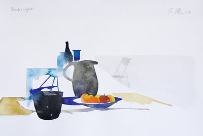 Studio Light (aquarelle sur papier) - Simon Fletcher