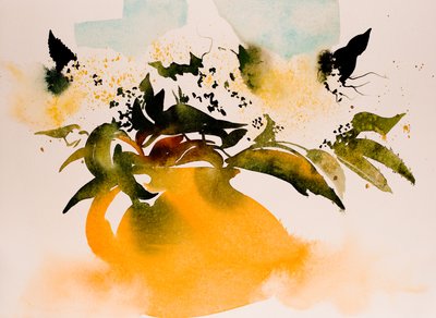 La cruche jaune (aquarelle sur papier) - Simon Fletcher