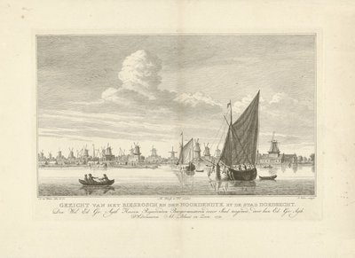 Vue sur la Biesbosch et le Noordendijk près de Dordrecht - Simon Fokke