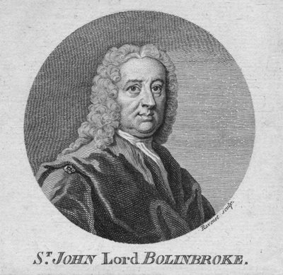 St. John Lord Bolingbroke, vers 1750 - Simon Francois Ravenet
