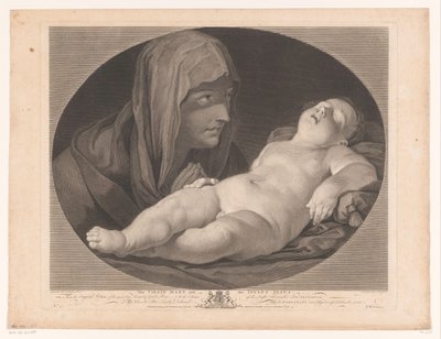 Marie auprès du Christ endormi - Simon François Ravenet (le vieux)