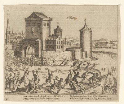 Le châtiment de Zichem, 1578 - Simon Frisius